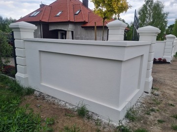 ЗАБОРЫ УСАДЬБЫ, ЗАБОР, СТИЛЬНЫЙ, БЕТОН, СТОЯЧ