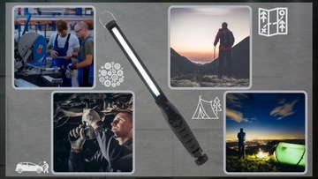 ЛАМПА ДЛЯ МАСТЕРСКОЙ ФАКЕЛ СВЕТОДИОДНАЯ ЛАМПА СИЛЬНЫЙ МАГНИТ СВЕТИТ СИЛЬНУЮ БАТАРЕЮ