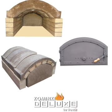 Piec CHLEBOWY Piec do PIZZY OPALANY DREWNEM 60X90