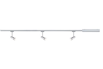 Paulmann URail Starter Set BARELLI 3xGU10 120cm - chrom mat/chrom