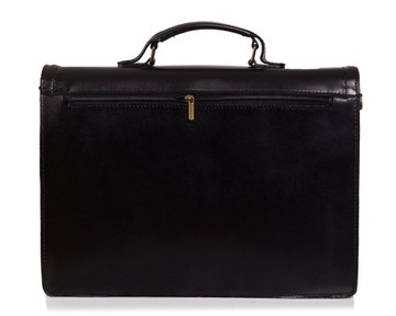 Кожаный портфель Neseser Solome Portwest и Black для документов