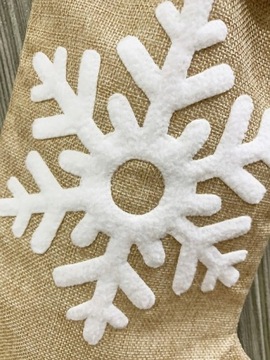 Рождественские чулки для подарков Микс 4шт 48см