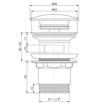 ZESTAW 8w1Umywalka dla niepełnosprawnych 59 cm +