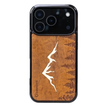 Dřevěný Pouzdro Bewood pro iPhone 17 Pro Mountains Imbuia