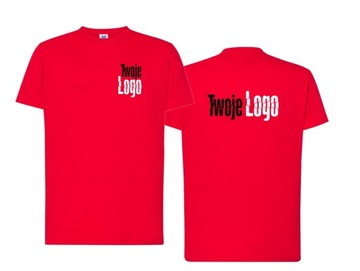T-shirt z nadrukiem Koszulka LOGO FIRMY 3XL