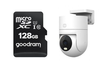 Kamera IP wewnętrzna zewnętrzna Xiaomi CW300 WiFi Uchwyt 360 + karta 128GB