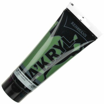 Farba akrylowa Renesans 17 zieleń chromowa 200 ml
