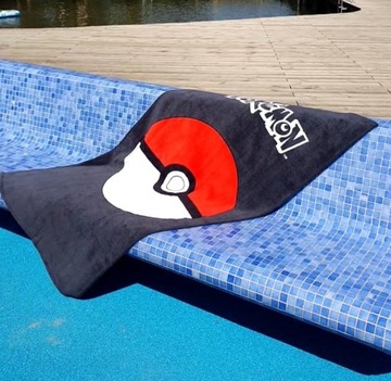 Полотенце Pokemon Pokeball оригинальный 70х140 см подарок