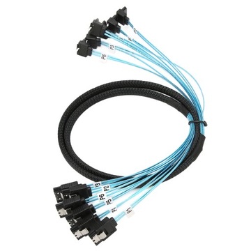 Прямой кабель Mini SAS 6 SATA на 6 SATA