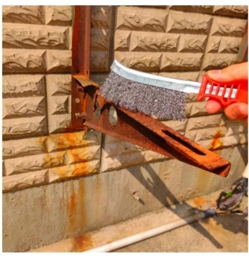 ЩЕТКА ИЗ ОЦИНКОВАННОЙ СТАЛЬНОЙ ПРОВОЛОКИ