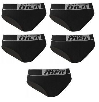 5X GATTA SLIPY MAJTKI BAWEŁNA CZARNE XXL