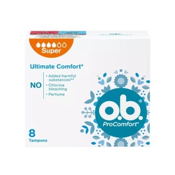 O.B. Pro Comfort Tampony Super 8 szt
