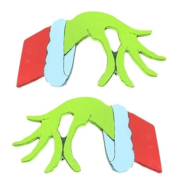 Рождественский вор, порезанный вручную Рождественский вор