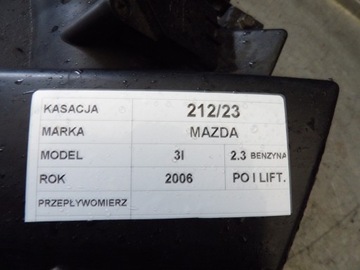VÁHA VZDUCHU MAZDA 3 I FACELIFT 2.3B ZL01 197400-2010 10G20