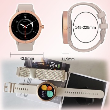 Женские часы SmartWatch Proventus GPS Amoled Menu PL Водостойкие разговоры