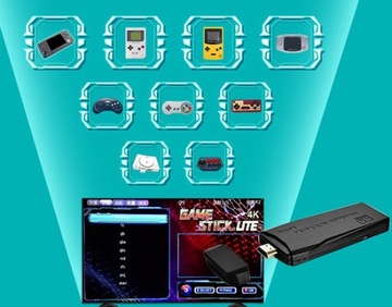 РЕТРО КОНСОЛЬНАЯ ИГРА + 2 БЕСПРОВОДНЫЕ ПАДАШКИ + 15 000 ИГР