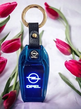 OPEL GLOW ЗАЖИГАЛКА ЭЛЕГАНТНЫЙ БРЕЛОК ДЛЯ БРЕЛКА СО СВЕТОДИОДНОЙ СВЕТОДИОДНОЙ ЛОГОТИПОМ С ЛАНТОМ