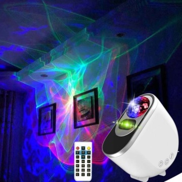 PROJEKTOR GWIAZD NIEBA LAMPKA NOCNA LED RZUTNIK LASEROWY DLA DZIECI + PILOT