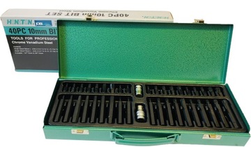 Набор бит HONITON, ключи шестигранные Torx шлицевые 40 элементов H4013