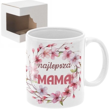 KUBEK NAJLEPSZA MAMA DZIEŃ MATKI PREZENT IMIENINY URODZINY DLA MAMY