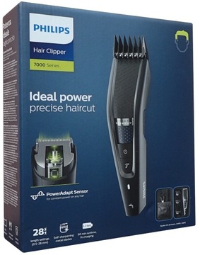 Maszynka do strzyżenia WŁOSÓW BRODY Philips HC7650 Etui Nożyczki Grzebień