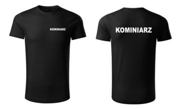 KOSZULKA KOMINIARZ Z TWOIM NADRUKIEM T-SHIRT ROBOCZA BHP REKLAMA TWOJE LOGO