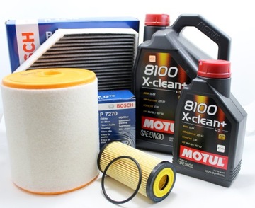 FILTRY+OLEJ MOTUL 5W30 6L AUDI A6 C7 3.0TDI CZVB