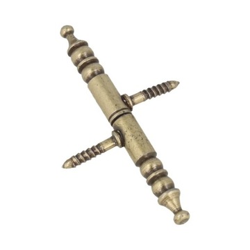 Zawias meblowy wbijany RETRO fi9x92mm patyna brąz