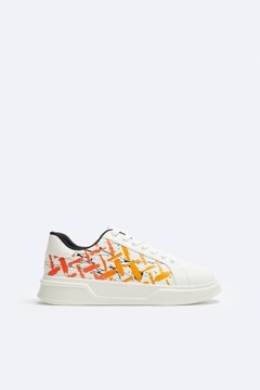 ZARA BUTY SPORTOWE Z NADRUKIEM PRINT I NA GRUBEJ PODESZWIE 42