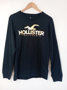 ATS longsleeve HOLLISTER bawełna złote logo XS