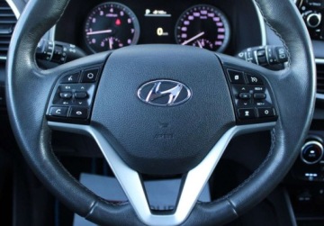 Hyundai Tucson III SUV 1.6 T-GDI 177KM 2018 Hyundai Tucson 1.6 T-GDI 7DCT 4WD 177KM Premium SalonPL SerwisASO FVmarza, zdjęcie 25