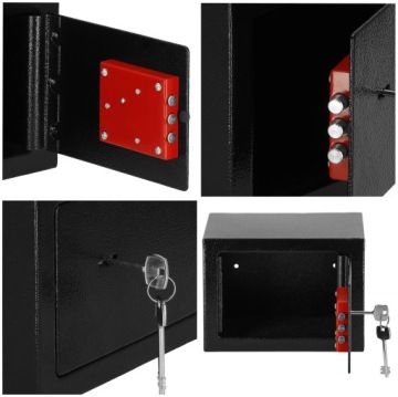 ДОМАШНИЙ СЕЙФ КЛЮЧ СЕЙФ CASTEKA СЕЙФ ПРОЧНЫЙ СИЛЬНЫЙ НАЛИЧНЫЕ ДЕНЬГИ ЯЩИК