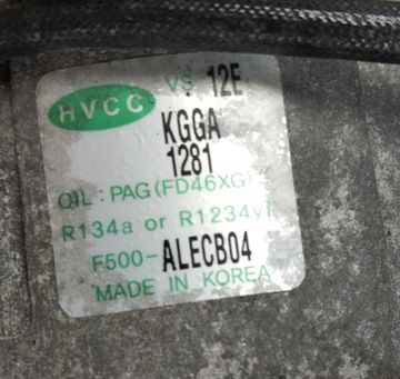 Компрессор F500-ALECB04 компрессор кондиционера HYUNDAI I20 II 1.4 CRDI 2014-