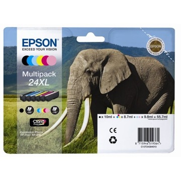 Tusz Epson C13T24384011 zestaw 24XL Multipack Oryginał
