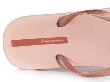 Klapki damskie IPANEMA BEIGE/METALIC PINK