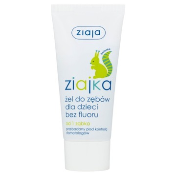 Ziaja ZIAJKA Pasta Dla Dzieci Bez Fluoru 50 ml
