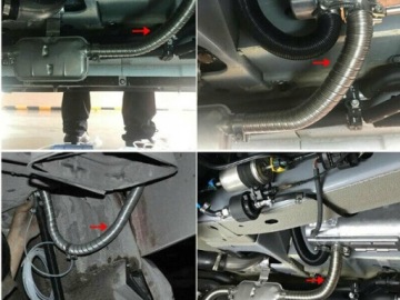 Выхлопная труба EBERSPACHER WEBASTO Ø24 2м