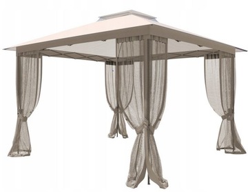 ПАВИЛЬОН САДОВАЯ ПАЛАТКА БЕСЕДКА 3х3 4 СТЕНЫ МОСКИТНАЯ СЕТКА АВТОМАТИЧЕСКИЙ КАРКАС