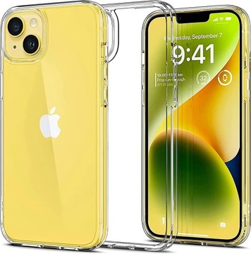 Чехол для iPhone 13/iPhone 14 ПРОЗРАЧНЫЙ + 2 СТЕКЛА