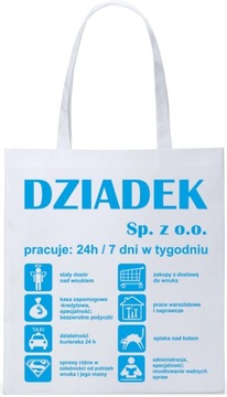 EKO TORBA ZAKUPY EKOLOGICZNA PREZENT DZIEŃ DZIADKA