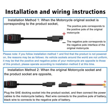 USB Type C PD и быстрое красное зарядное устройство для мотоцикла .0