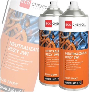 NEUTRALIZATOR RDZY 2w1 GRUNT PODKŁAD ECOCHEMICAL RUST CON EPOXY ZESTAW 2SZT