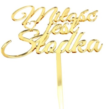 Love Is Sweet Топпер - Золотое Зеркало