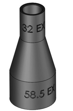 Adapter mirka 1025/1230 32EX 58.5E Hikoki C8FSHG