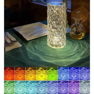 СЕНСОРНАЯ ЛАМПА DIAMOND CRYSTAL LED RGB