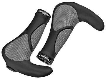 ВЕЛОСИПЕДНЫЕ РУЧКИ GRIP GRIP BICYKLON ERGO PLUS ПРИВИНЧЕННЫЕ С РОЖКОМ 142 мм