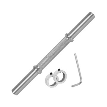 BELTOR GRYF GRYFIK PROSTY KRÓTKI GŁADKI 35 CM 28 MM ZACISKI SZTANGA HANTLA