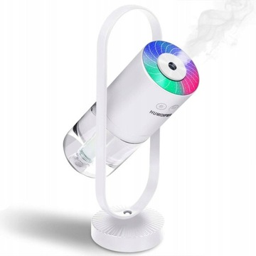 NAWILŻACZ POWIETRZA Z AKUMULATOREM PROJEKTOR USB DYFUZOR ZAPACHOWY LAMPKA