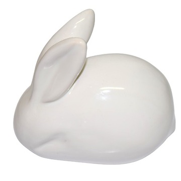 ZAJĄC CERAMICZNY BIAŁY