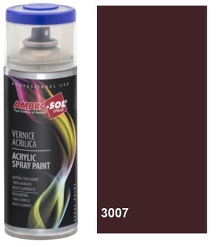 Uni. lakier akrylowy 400ml CZERWONE WINO RAL3007